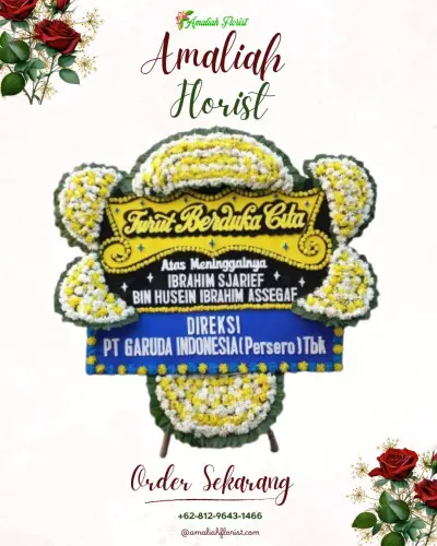 Papan Bunga Duka di Bojonggaling