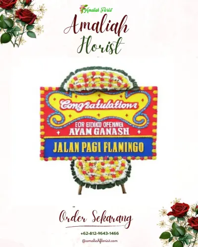Bunga Papan Congratulation di Bojonggaling